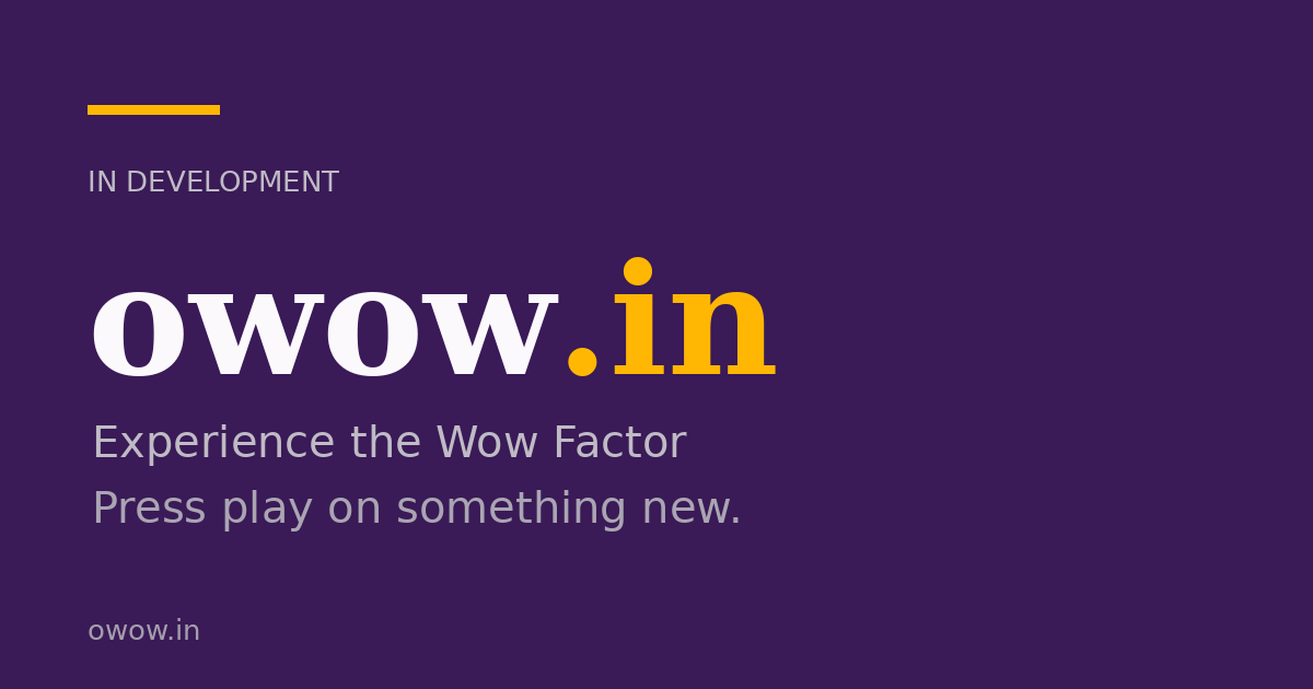 Link preview image for owow.in